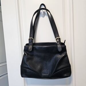 2/$50 Colorado Black Leather Shoulder Bag